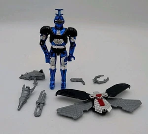 Mega Blue Beetleborg Bandai 1996 Blue Stinger mit Zubehör - Bild 1 von 7