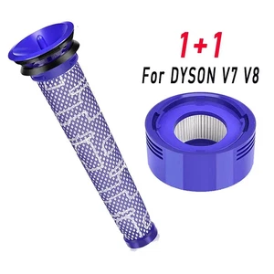 Pre & Post HEPA Filter Kit For Dyson V8 V7 Animal Absolute Cordless Vacuum UK - Picture 1 of 2