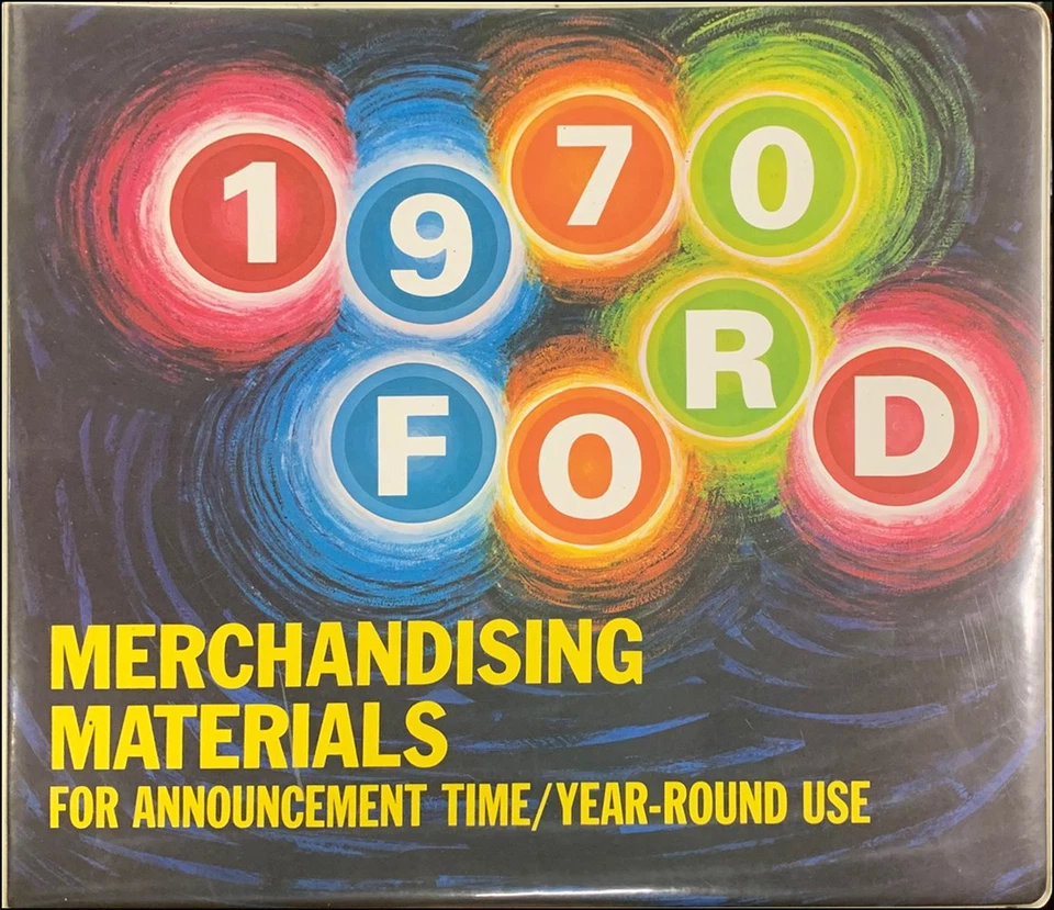 1970 Ford Announcement Album Merchandising Materials Signs Ads Posters Promos - Image 1 of 2