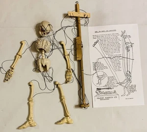Pelham Puppets SKELETON Marionette - For Repair/ Strings Repair -As Pictured- - Picture 1 of 9