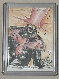PHOENIX FORCE CYCLOPS 2016 Marvel Masterpieces Sketch Card 1/1 Von Randal SkyBox - Picture 1 of 6
