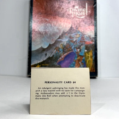 Vintage 1979 TSR - Divine Right "Personality Card #4" Replacement Piece - Image 1 of 4