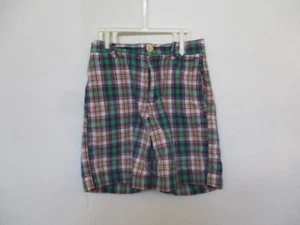 Chaps Size 4T 100% Cotton Green Plaid Shorts - Picture 1 of 12