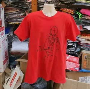 FW13 Supreme Bruce Lee Mantra red tee size L large T-shirt Very Rare Vintage  - Picture 1 of 12