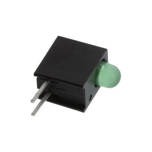 Kreislauf Platte Indikator Grün 1 Leds Durch Loch T-1 (3Mm) 2 Ma 1.6 Mcd - Bild 1 von 1