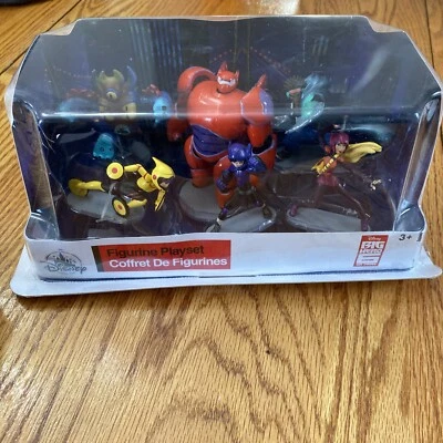 Disney Big Hero 6 Exclusivo De Lujo PVC Figura Juego Set 6 Figuras Disney Parks Foto 1 de 4