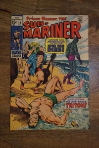 Marvel Prince Namor the SUB-MARINER # 18 | ¡Aparición Tritón! | Marvel 1969 - Imagen 1 de 17