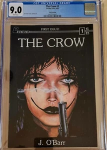 The Crow #1 (1989 Caliber Press) CGC 9.0, 3rd Printing - James O'Barr - Picture 1 of 3