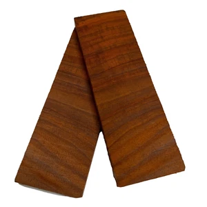 African Padauk Knife Scale/Tool Handle Blank Book Matched Set 5"x 1-1/2"x 3/8" - Picture 1 of 4