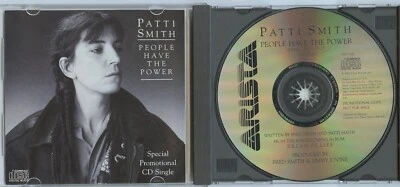 PATTI SMITH . MC5 guitarist Fred Sonic. People Have The Power . PROMO single CD Foto 1 de 2