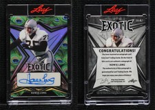 2022 Leaf Exotic Base Auto Peacock /7 Howie Long #EA-HL1 Auto HOF