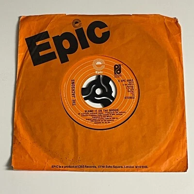 The Jacksons - Blame It On The Boogie 7" Vinyl Record - S EPC 6683 VG+ - Bild 1 von 4