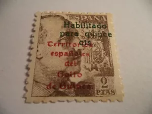 (G1E) ESPAÑA FRANCO 2 PTZ DEL GOLFO DE GUINEA + 15 CTS IN GOOD CONDITION - Foto 1 di 1