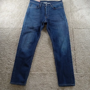 Acne Studios Jeans Mens 30x32 Dark River Blue Button Fly Slim Fit Stockholm - Picture 1 of 10