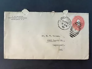CW McAlpin University Secretary Princeton New Jersey Logansport Indiana Cover - Picture 1 of 2