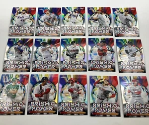 2021 Topps Chrome PRISMIC POWER Complete Insert Set of 15 Cards, Trout, Harper - Picture 1 of 1