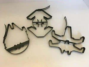Williams Sonoma Star Wars 3 Pancake Molds Boys Birthday Gift Falcon TIE Fighter - Picture 1 of 7
