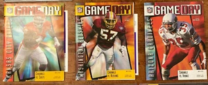ORIGINAL Lot of 3 NFL GameDay Programs & Press Pass 1995 Chiefs Redskins Vikings - Picture 1 of 12