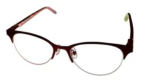 Jones New York Mens Metal Soft Rectangle Eyewear Frame, J145 Burgundy 48mm - Picture 1 of 12