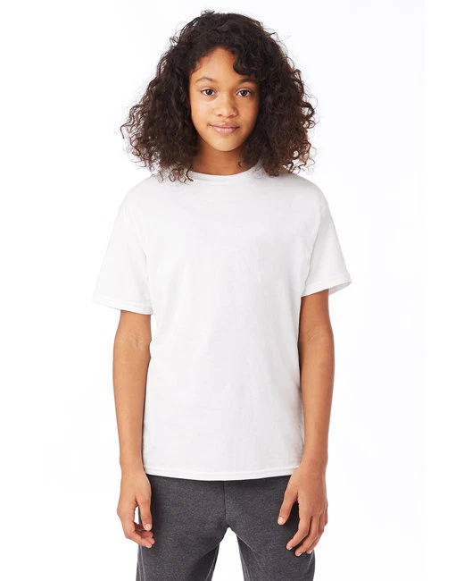 Hanes 5370 Youth 50/50 T-Shirt - Image 1 of 1