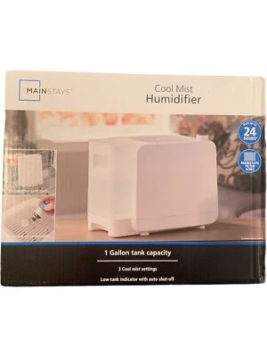 Cool Mist Humidifier, 1 gallon White - Image 1 of 3