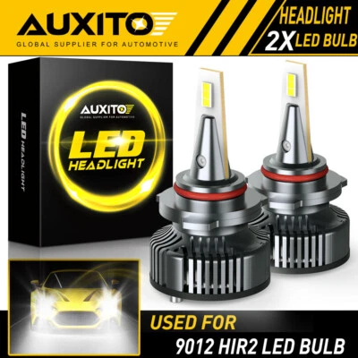 AUXITO 9012 LED Headlight Bulb Hi/Low Beam 16000LM 6500K CANBUS Error Free Y13 A - Image 1 of 4