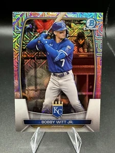 2023 Bowman Chrome Mega Box Mojo Refractor Bobby Witt Jr. Kansas City Royals - Picture 1 of 2