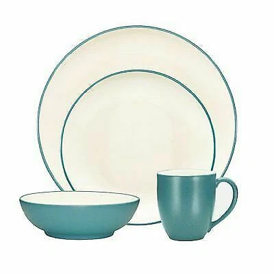 Noritake Colorwave Turquoise 4-piece Place Setting Coupe Shape
