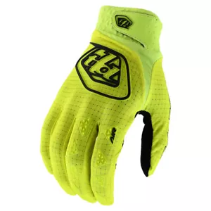 Troy Lee Designs Air Gloves Small Flo Yellow - Picture 1 of 2