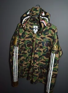Bape x Adidas SB Shark Hoodie Herren Größe L - Bild 1 von 22