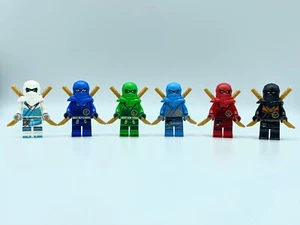 LEGO NINJAGO Dragon Rising All 6Ninjas Mini Figures Zane Jay Lloyd Nya Kai Cole - Picture 1 of 7