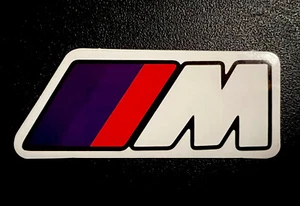 M3 Bmw Performance sticker Matte Finish Approx Size: 3-5/8”X 1-3/8”Self Adhesive - Picture 1 of 1