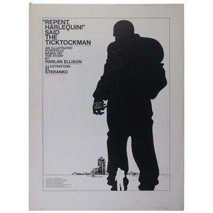 Harlan Ellison / Arrepentirse Arlequín dijo el Ticktockman un ilustrado firmado - Imagen 1 de 5