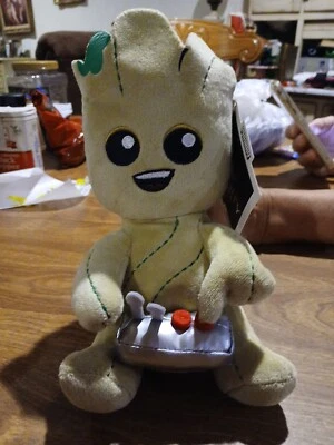 NECA JUN209061 Marvel Guardians of the Galaxy Teen Groot w/ Button Phunny Plush - Image 1 of 2