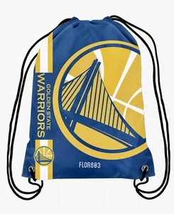 NBA Golden State Warriors Drawstring Backpack Gym Bag - Picture 1 of 3