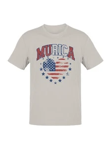 Vintage Patriotic Heart Men's T-shirt - Picture 1 of 6