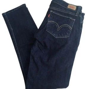 Levi's 524 Too Superlow Jeans Damen 11 Dark Wash Low Rise Stretch Zip Fly - Bild 1 von 17