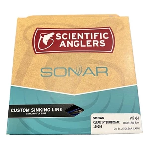 Scientific Anglers Sonar Custom Sinking Fly Line 100ft Dk Blue 139205 WF—8-I - Picture 1 of 3