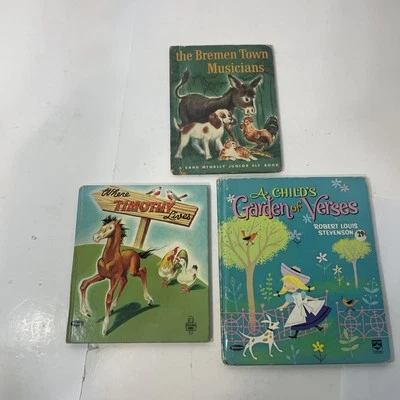 Lot of 3 vintage Children's Books Whitman Robert Louis Stevenson 1964 - Image 1 of 4