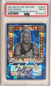 2021 LEAF POP CENTURY HULK HOGAN SIGNATURE AUTOGRAPH AUTO #7/10 PSA 8 - Picture 1 of 2