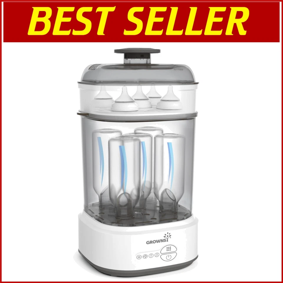 Esterilizador e secador elétrico de mamadeira com design que economiza espaço - Tranquilidade - Imagem 1 de 4