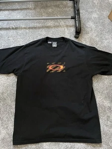 Vintage Oakley T-shirt Mens XL Software Center Logo Black 90s Y2K - Picture 1 of 4