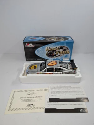 DAVID RAGAN AUTOGRAPHED 2009 FORD FUSION UPS FREIGHT COT DIECAST W/COA  - Image 1 of 4
