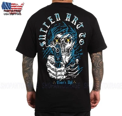 Sullen Art Collective Times Up Standard Fit SCM6086 Short Sleeve Men`s T-shirt - Image 1 of 4