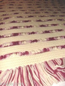 New Handcrafted Crochet Afghan Throw Blanket future Heirloom multi colors - Picture 1 of 4