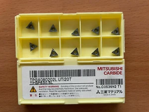 10x Mitsubishi Wendeschneidplatten TPGX080202 UTi20T ,inkl. Mwst - Picture 1 of 2