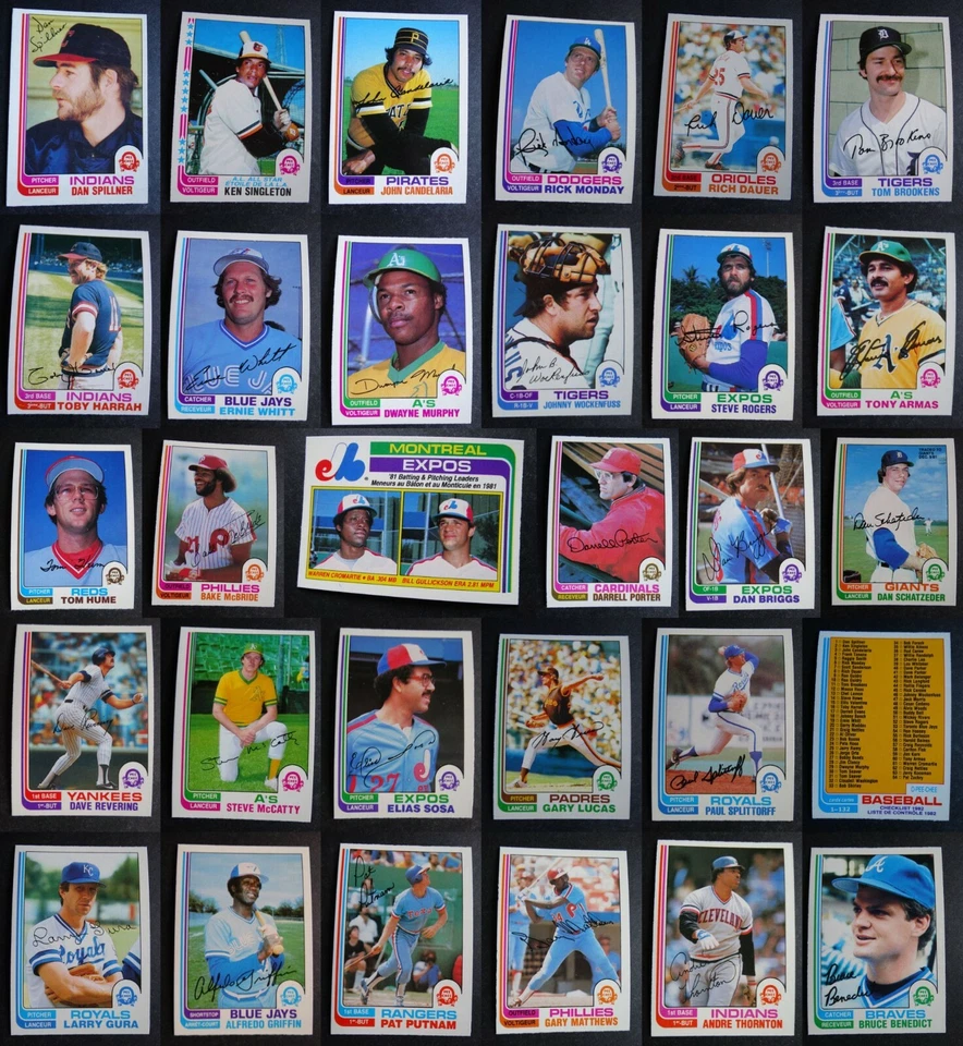 1982 O-Pee-Chee OPC Baseball Cards Complete Your Set U You Pick 1-200 - Image 1 of 1