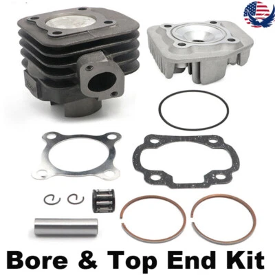70CC For Yamaha JOG Zuma 2 Stroke Engine Big Bore Piston Cylinder Top End Kit US Foto 1 de 4