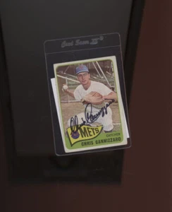 Chris Cannizzaro New York Mets 1965 Topps signed auto Beckett auth - Picture 1 of 2