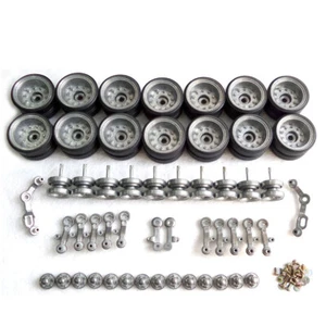 1/16 M26 Pershing Tank 3838 Metal Road Wheels and Suspension Set with Bearings - Picture 1 of 1